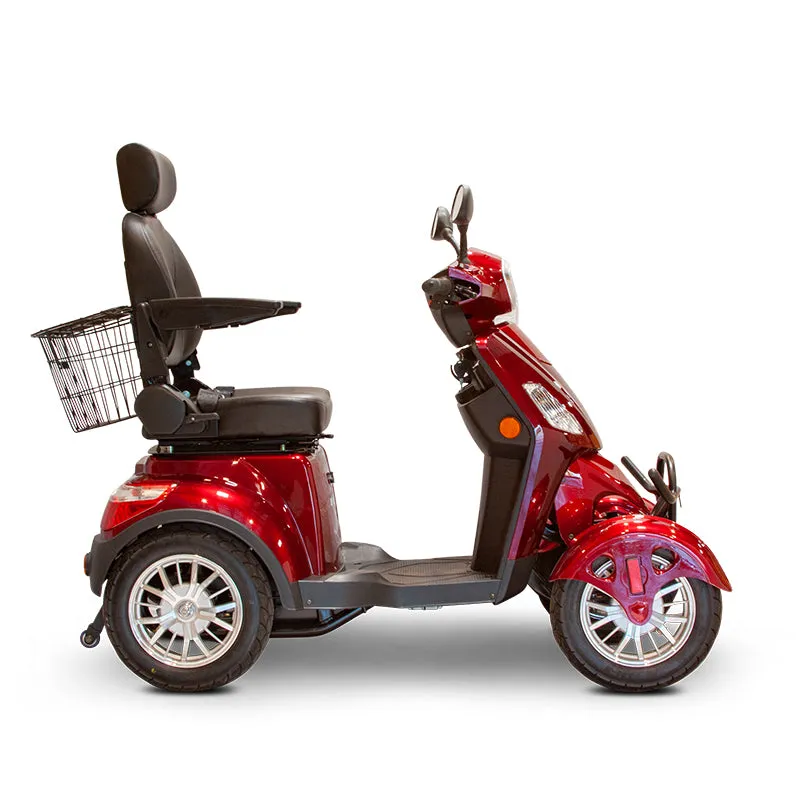 E-Wheels EW-46 - Electric 4-Wheel Electric Mobility Scooter with a Large Captain’s Seat - Top Speed 13mph - 500W