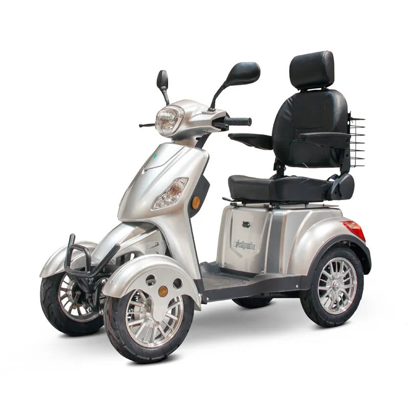 E-Wheels EW-46 - Electric 4-Wheel Electric Mobility Scooter with a Large Captain’s Seat - Top Speed 13mph - 500W