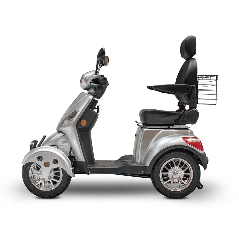 E-Wheels EW-46 - Electric 4-Wheel Electric Mobility Scooter with a Large Captain’s Seat - Top Speed 13mph - 500W