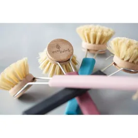 EcoLiving Dish Brush With Replaceable Plant Bristle Head