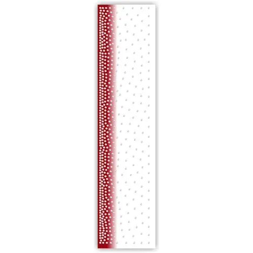 Edge Gradient Stripe Ready To Press Sublimation Sheet - Coordinates with the Side Ombre Rhinestone Design