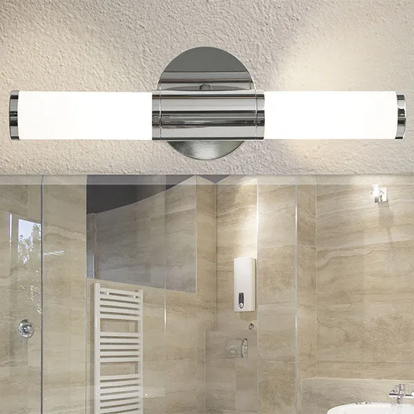 Eglo Palmera 2 x 4.5W LED Wall Light Warm White - Chrome