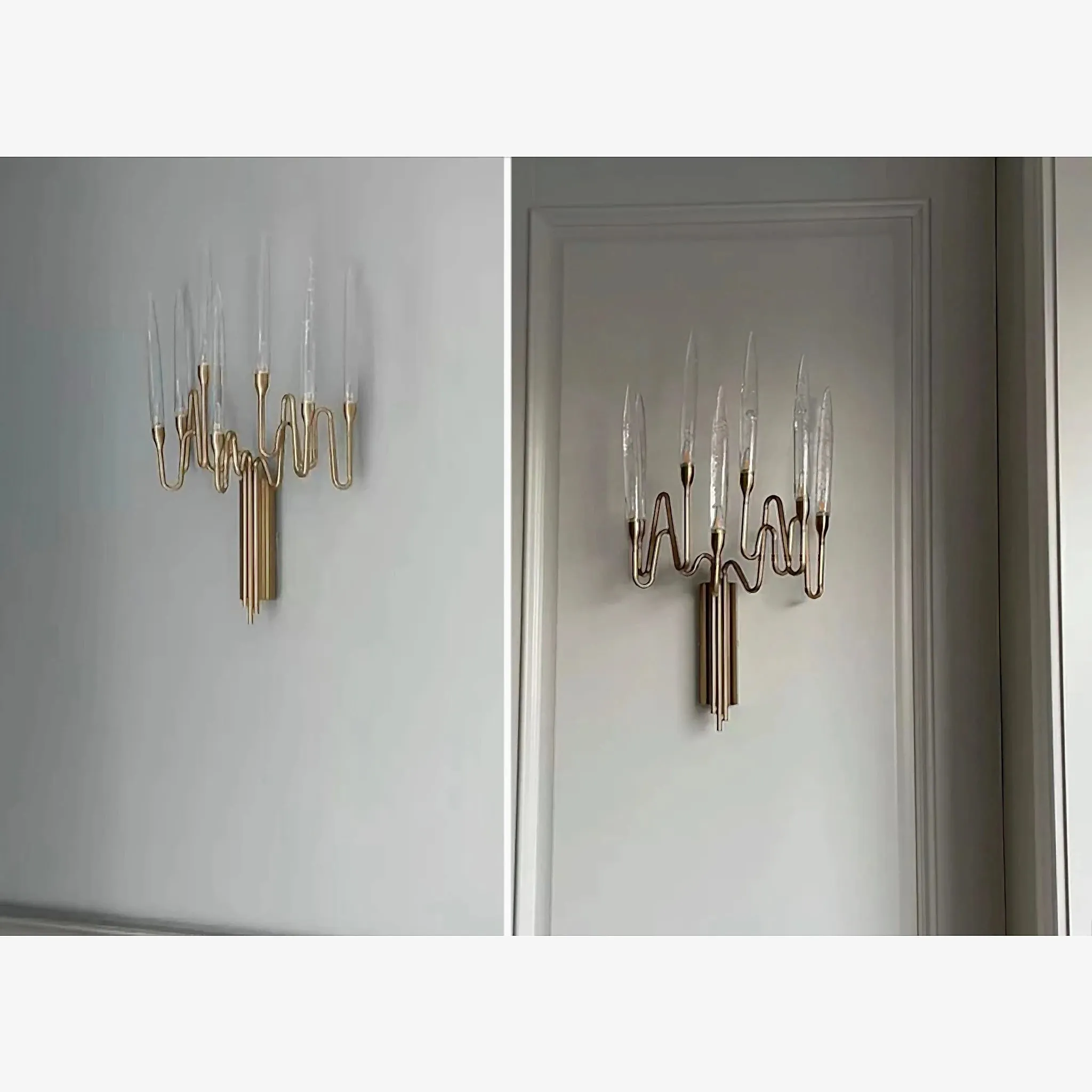 Eivissa | Luxury Crystal Candle LED Wall Lamp