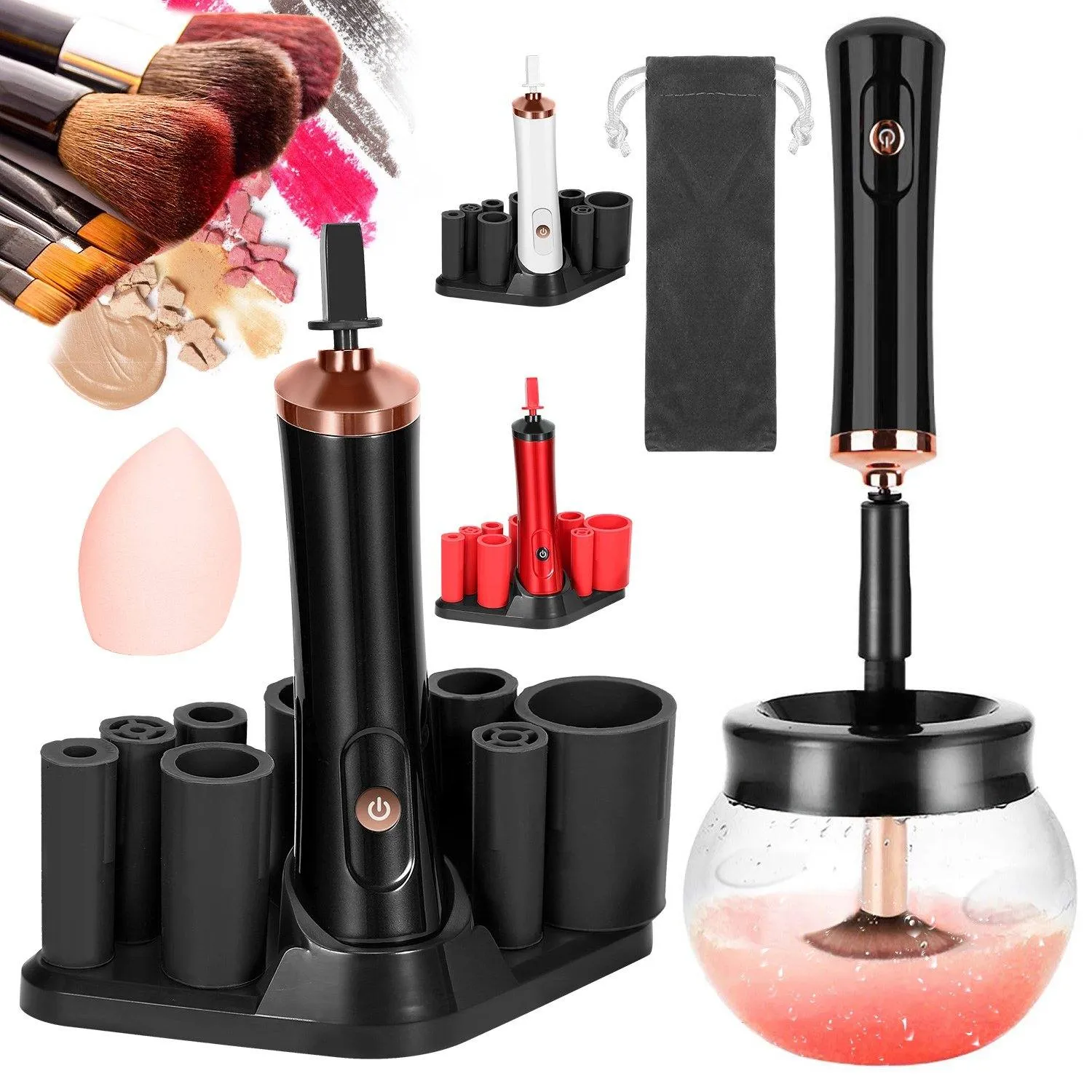 Electric Cosmetic Makeup Brush Cleaner Dryer