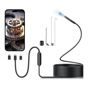 Endoscope Inspection Camera with Light Bluart, 3.0 FHD Endoscope Camera, 16.4ft Cable