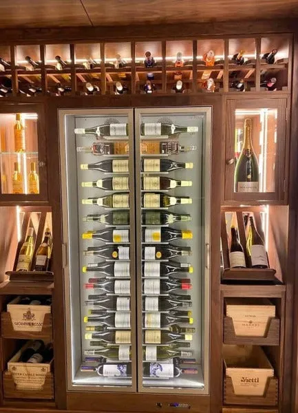 EXPO Mod 10 - Built in / Freestanding Wine Wall MD-14 - Home