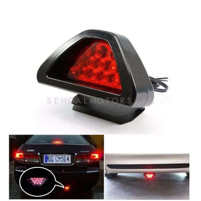 F1 Style Back Bumper Third Brake Lamp With High Visibility - Under Diffuser / Bumper Red LED Sporty Style
