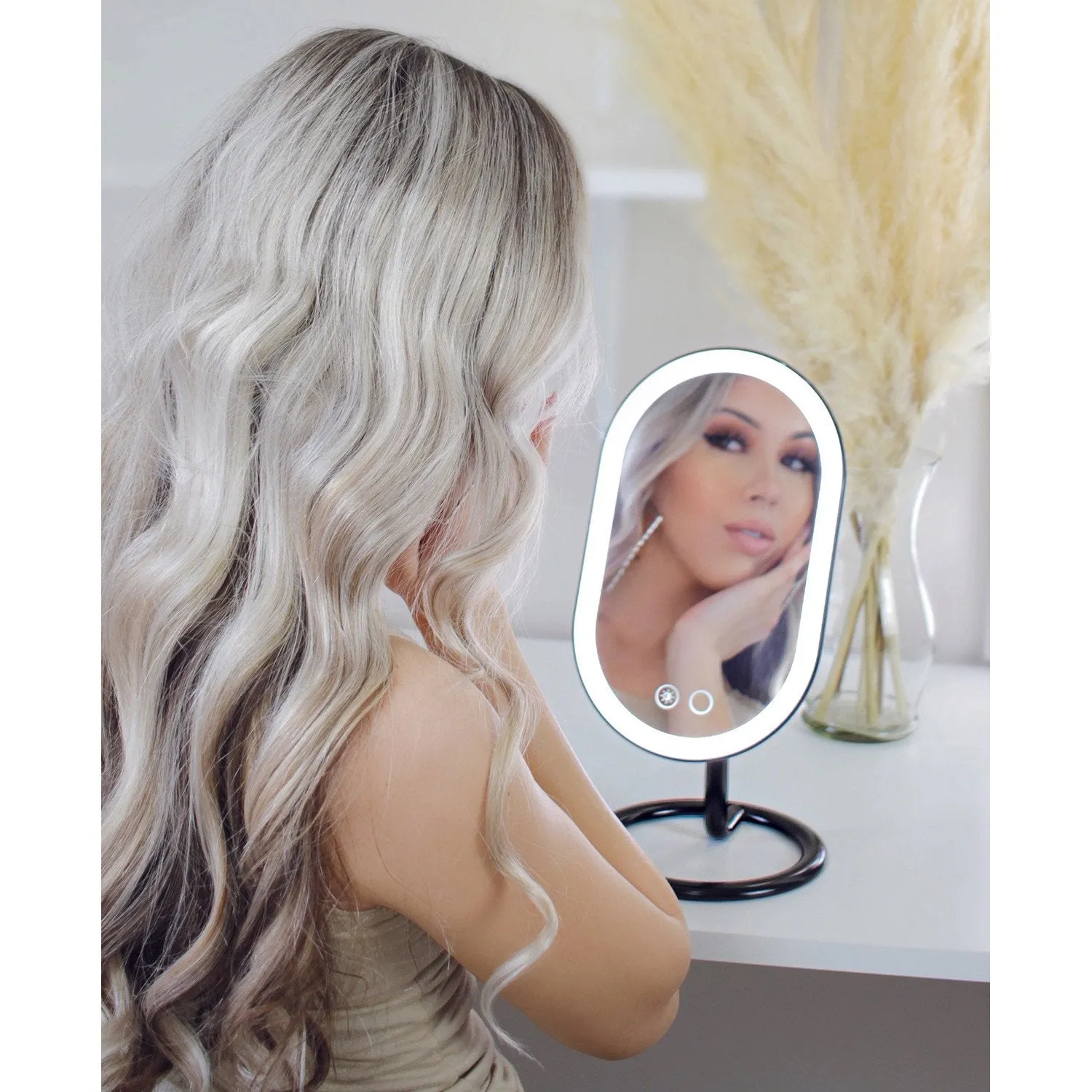 Fancii Vera Rechargeable Vanity Mirror w/ 3 LED Light Settings