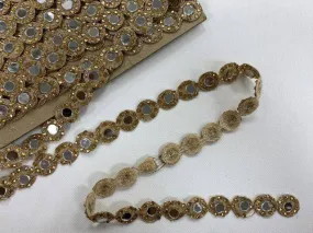 Fancy Mirrored Ribbon Trim - 1.50 MTR REMNANT