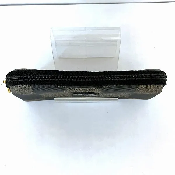 Fendi Khaki Black PVC Pouch