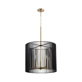 Finura Aged Brass Soft Contemporary Pendant