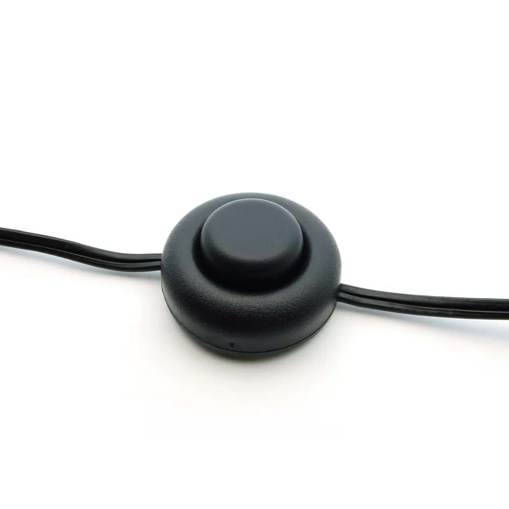 Foot Switch with 3-Outlet 9Ft Power Cord Black