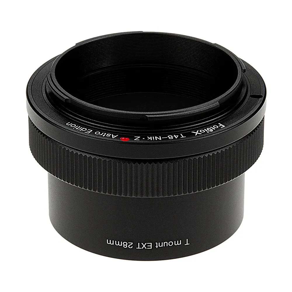 Fotodiox Lens Adapter Astro Edition - Compatible with 48mm (x0.75) T-Mount Wide Field Telescopes to Nikon Z-Mount Mirrorless Cameras for Deep Space Astro-Photography