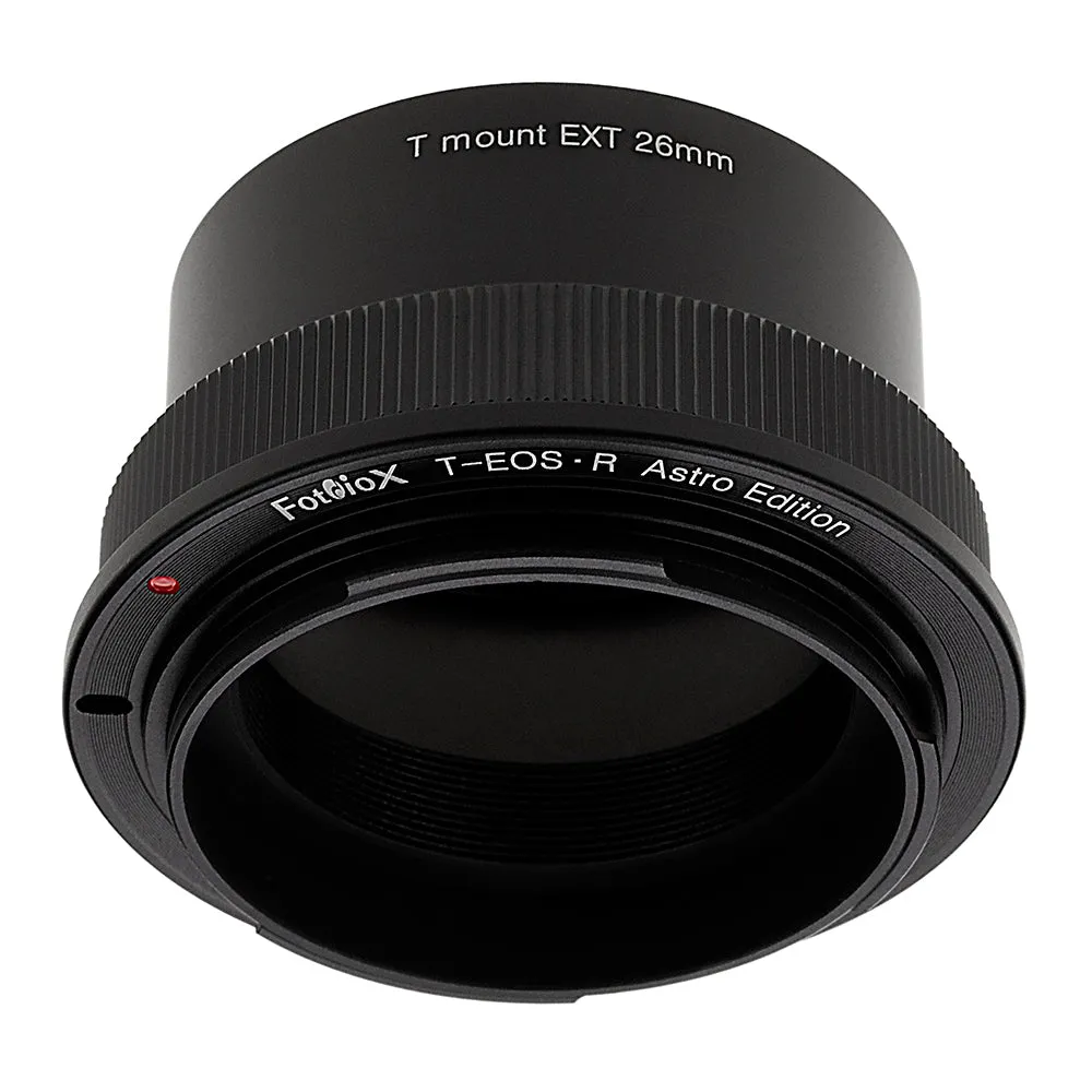 Fotodiox Lens Adapter Astro Edition - Compatible with T-Mount (T / T-2) Screw Mount Telescopes to Canon RF (EOS-R) Mount Cameras for Astronomy