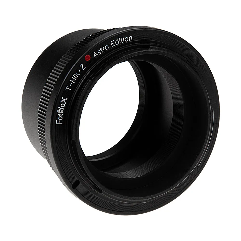 Fotodiox Lens Adapter Astro Edition - Compatible with T-Mount (T / T-2) Screw Mount Telescopes to Nikon Z-Mount Cameras for Astronomy