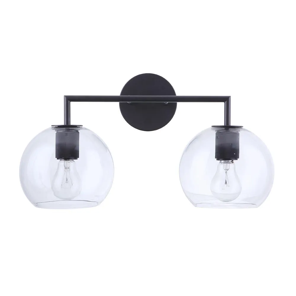 Gallagher 2 Light Vanity - Black