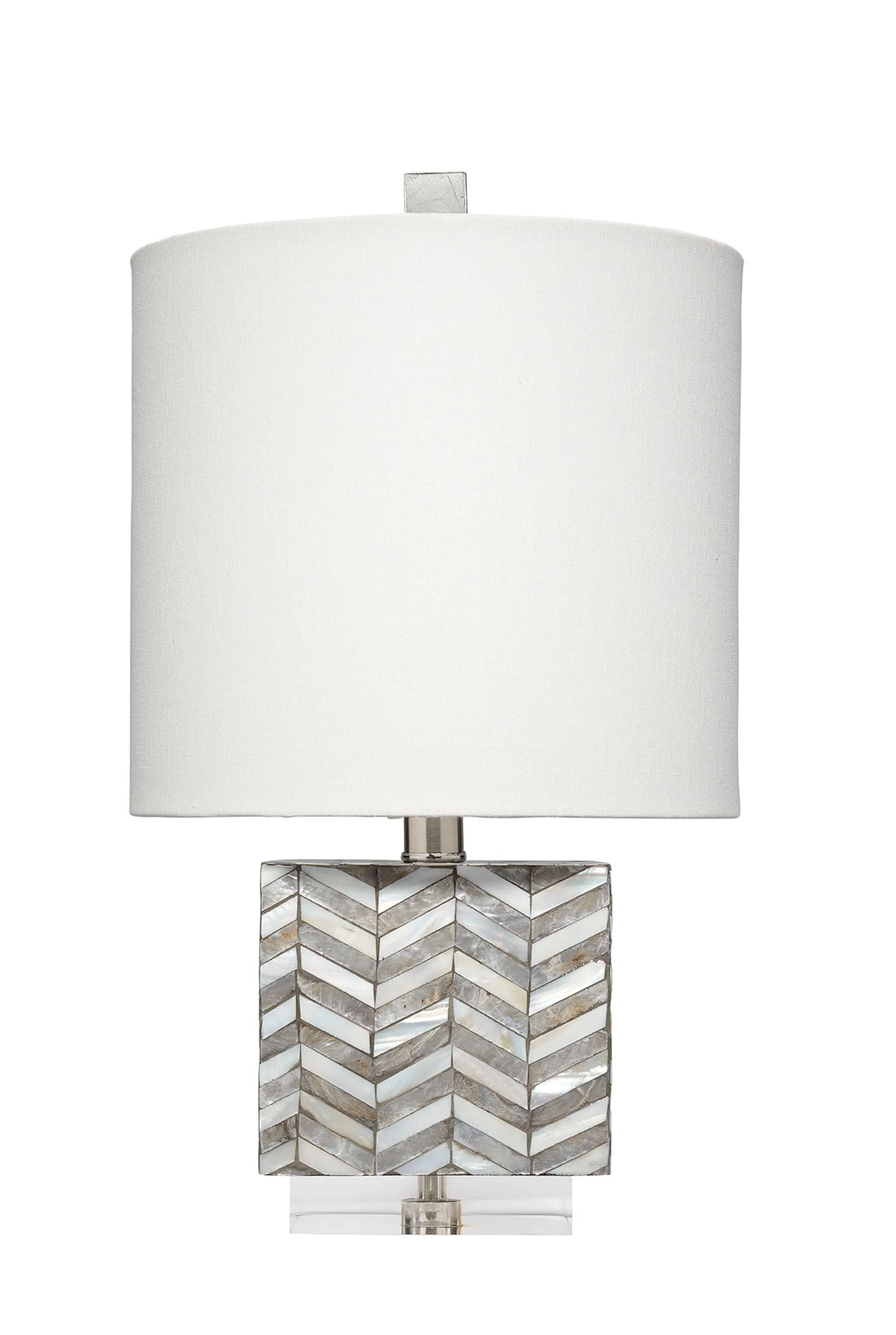 Garbo Mother of Pearl Table Lamp, Grey