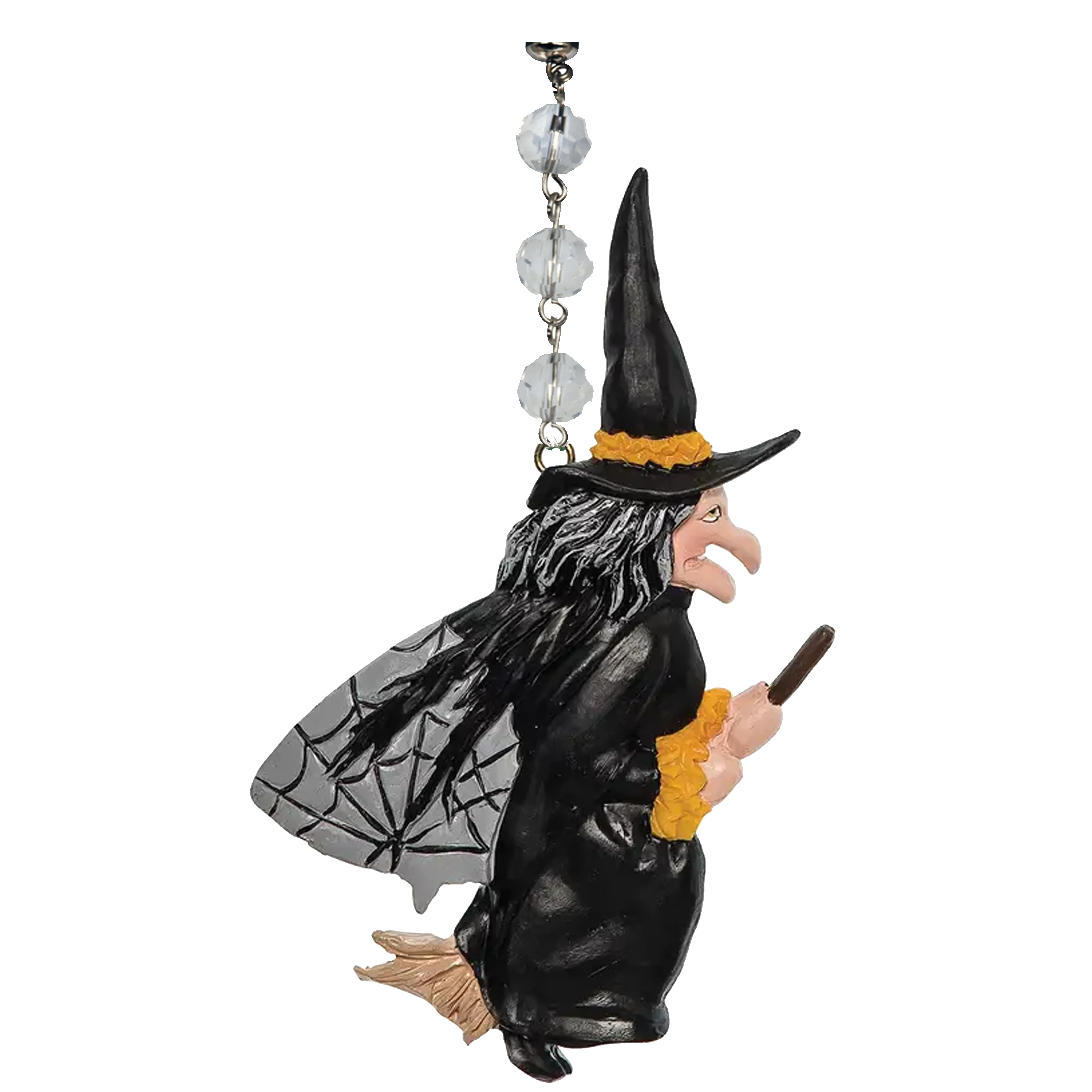 GERDY THE WITCH (Set/3) or (Set/1) MAGNETIC HALLOWEEN CHANDELIER ORNAMENT