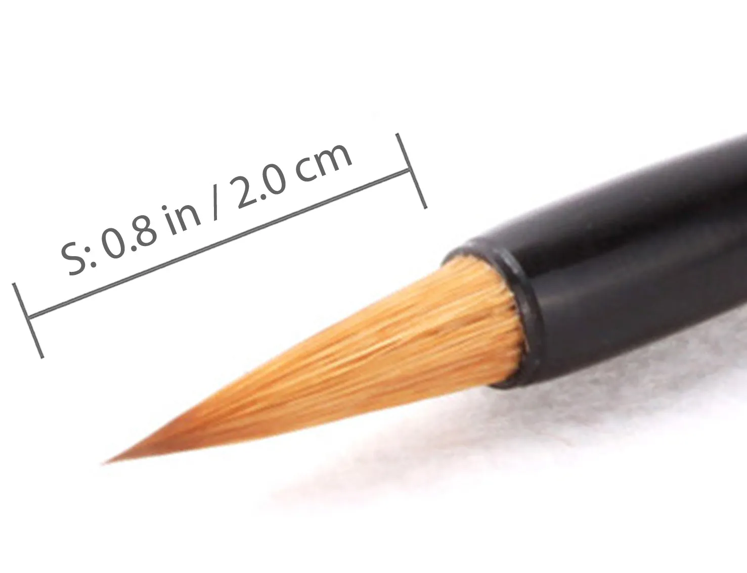 GREAT MASTER - Calligraphy and Sumi Hard Tip Wolf Hair Brush Set