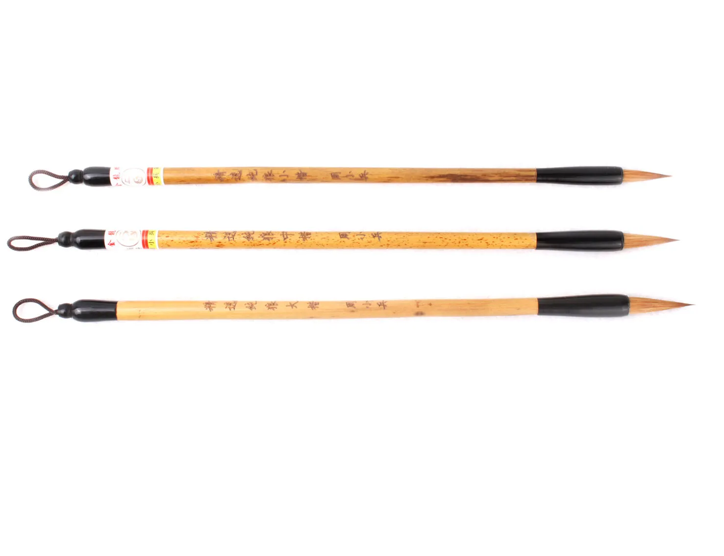 GREAT MASTER - Calligraphy and Sumi Hard Tip Wolf Hair Brush Set