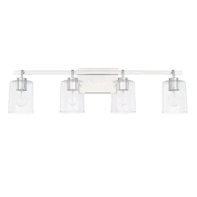 Greyson Four Light Vanity Fixture  - Chrome