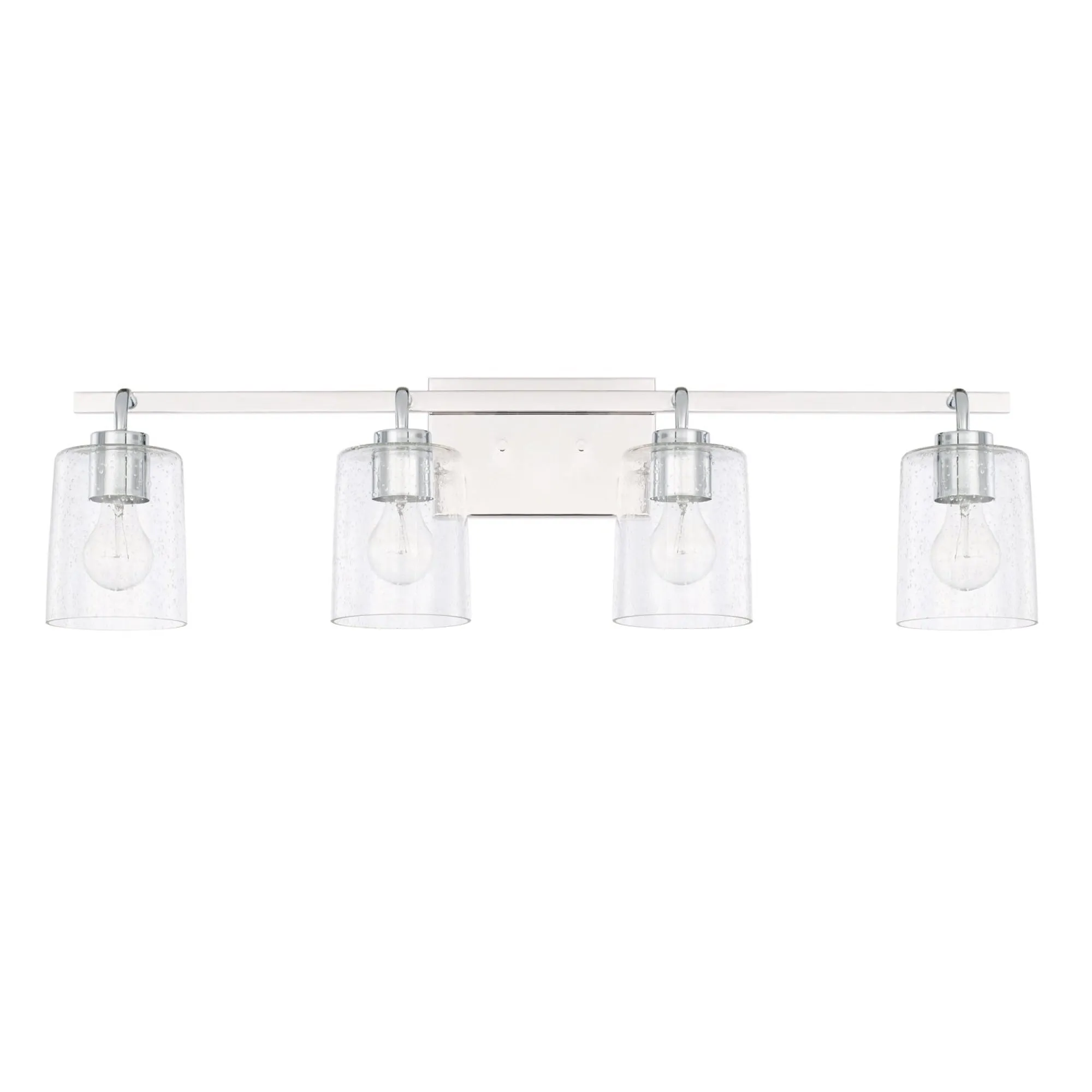 Greyson Four Light Vanity Fixture  - Chrome