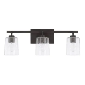 Greyson Three Light Vanity Fixture - Bronze