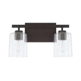 Greyson Two Light Vanity Fixture - Bronze