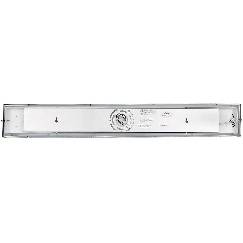 Hamilton Hills New Modern Vanity Light | Frosted LED Brushed Nickel Wall Mounted Lighting