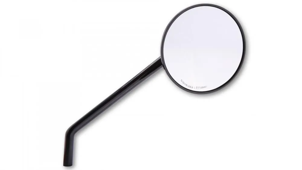 HIGHSIDER 301-006 Mirror "CLASSIC" with E-Mark (Pair) - Black