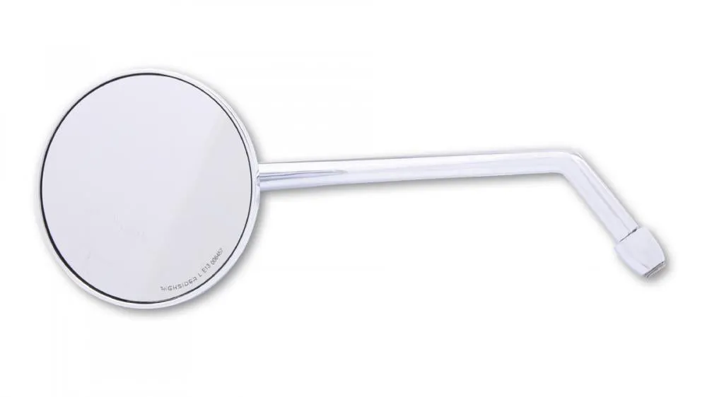 HIGHSIDER 301-007 Mirror "CLASSIC" with E-Mark (Pair) - Chrome