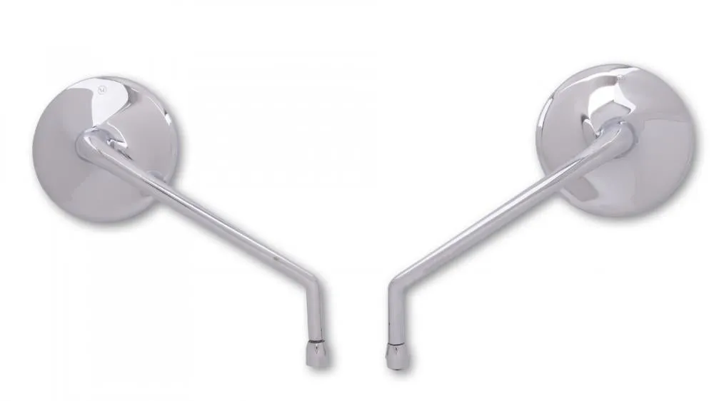 HIGHSIDER 301-007 Mirror "CLASSIC" with E-Mark (Pair) - Chrome