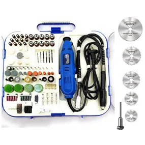 Homdum Multi functional Mini Rotary Die Grinder Kit with Flexible Shaft and 163 Pieces of Accessories Green   6 Pcs Mini HSS Circular Saw Blade