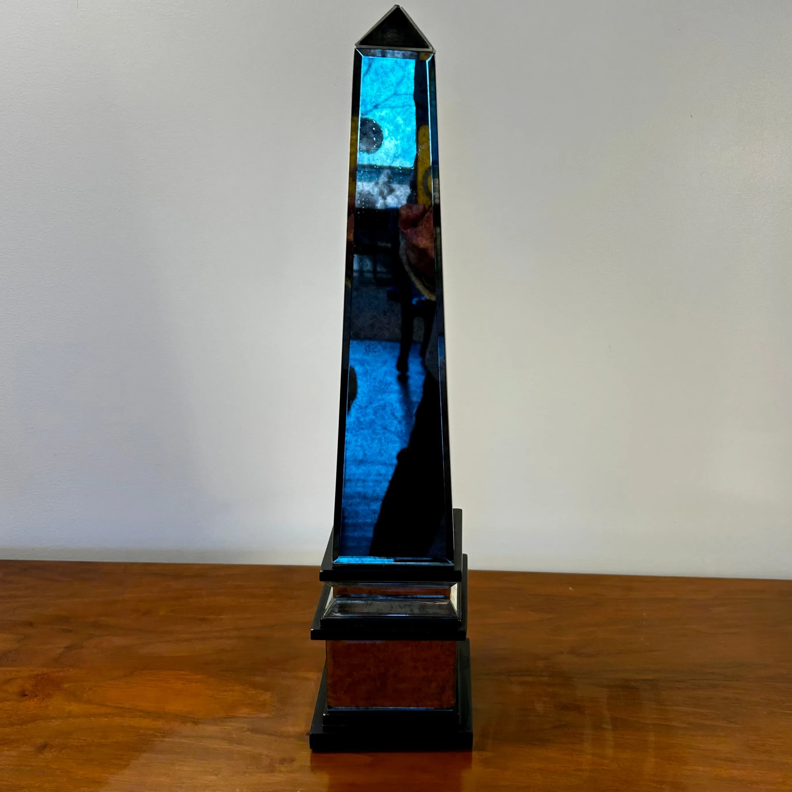 Howard Miller Collection Obelisk, Smoked Mirror Beveled Glass, Small Size