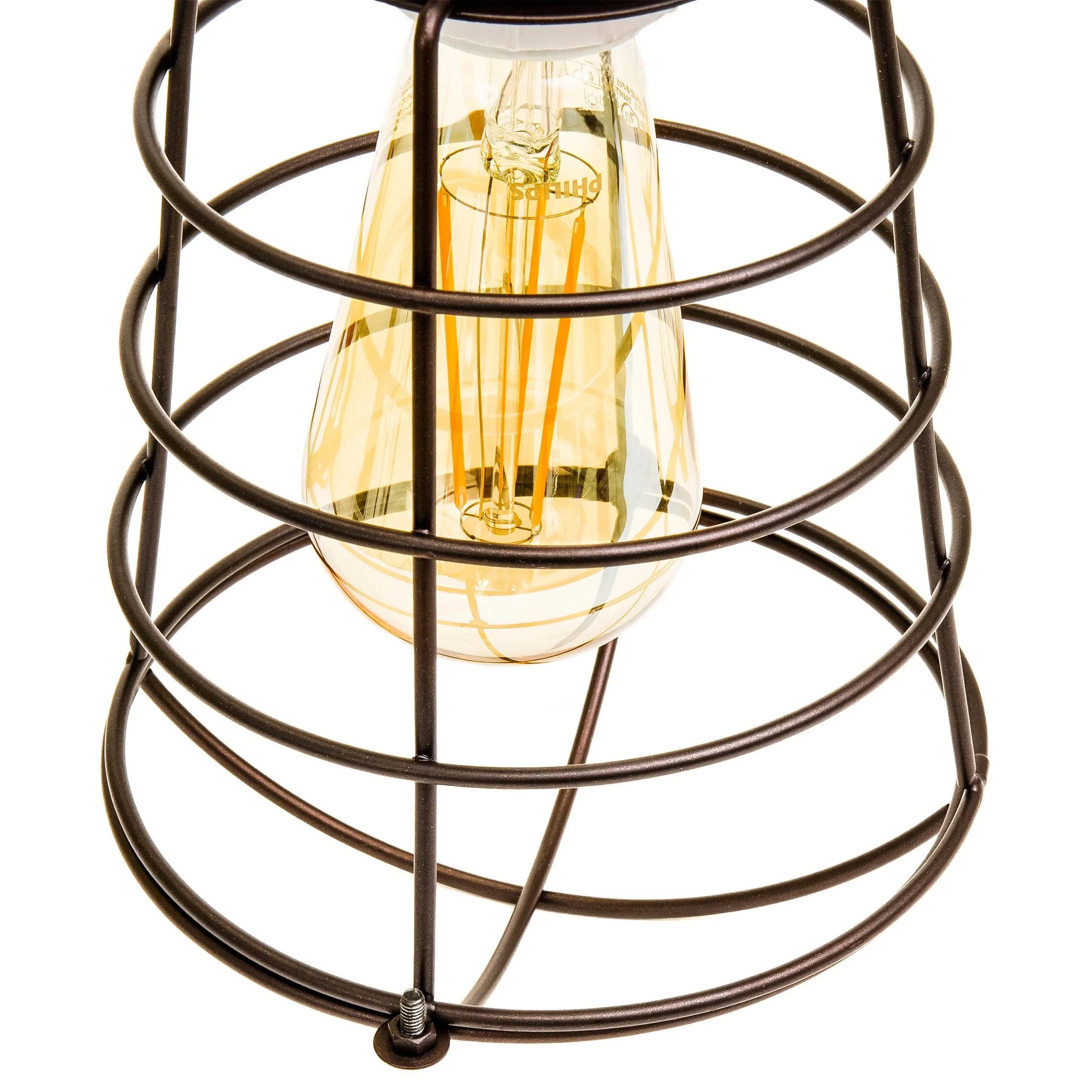 Industrial Style, 3 Light, Bathroom Vanity Light Fixture - Bronze