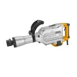 INGCO 1700W 16KG Electric Demolition Breaker PDB17008 with 2 pcs chisel HEX cuck system Impact rate:1400bmp Impact force:45J heavy duty industrial use