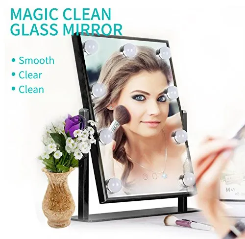Kartech Hollywood Makeup Mirror With Light LED Bulbs Vanity Beauty Frameless 360