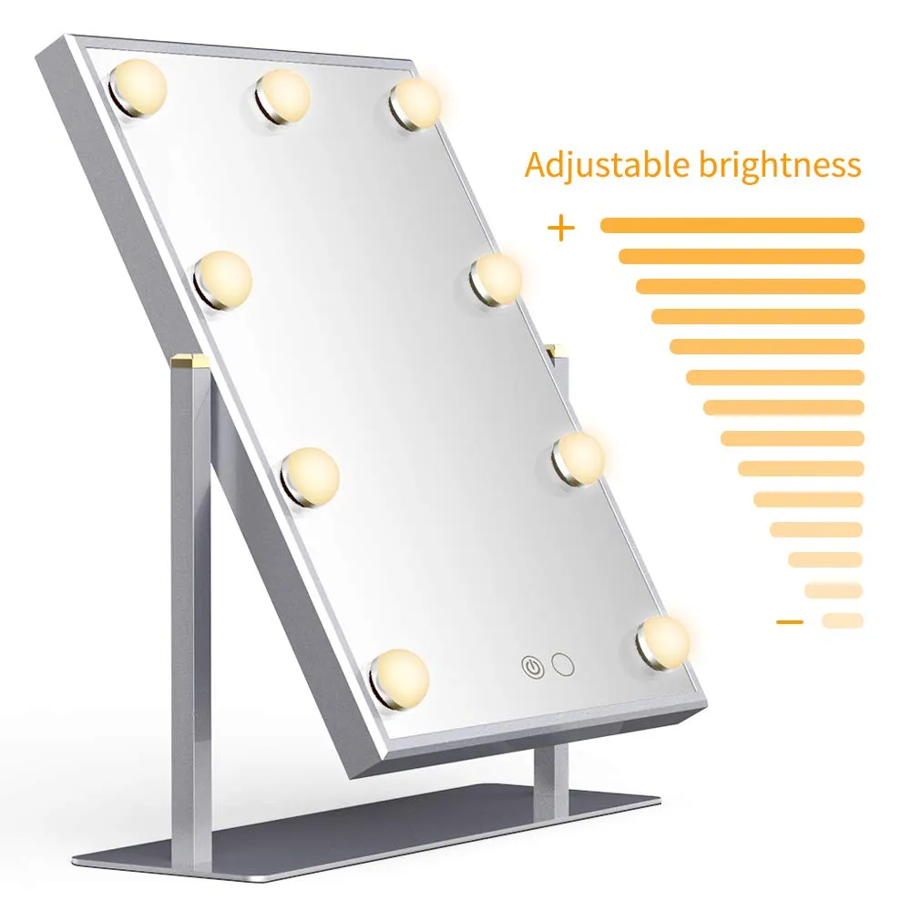 Kartech Hollywood Makeup Mirror With Light LED Bulbs Vanity Beauty Frameless 360