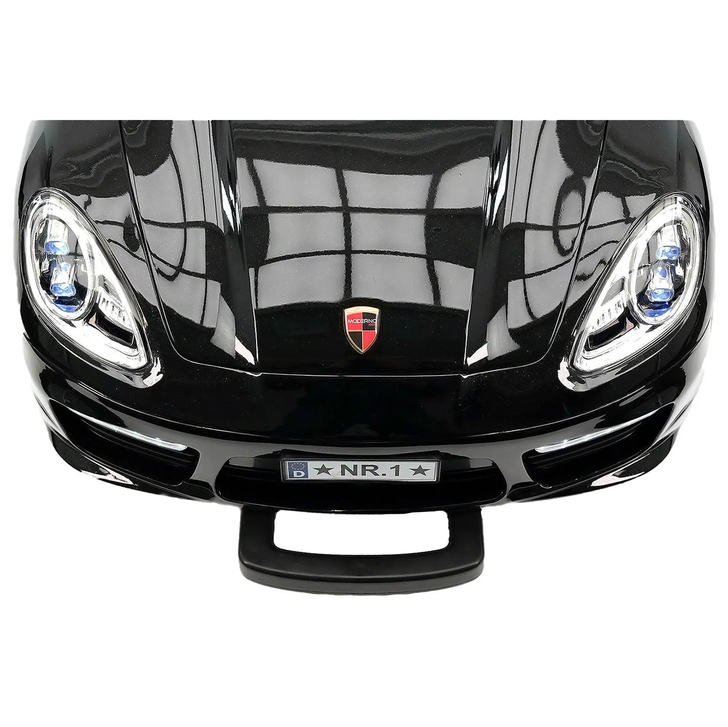 Kiddie Roadster 12v Kids Electric Ride-on Car With R/c Parental Remote | Black Metallic