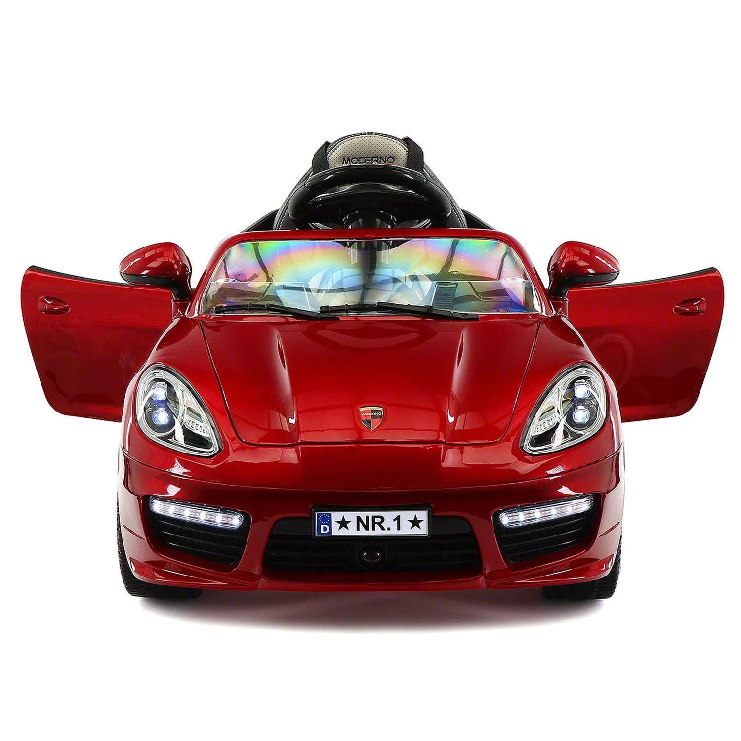 Kiddie Roadster 12v Kids Electric Ride-on Car With R/c Parental Remote | Cherry Red