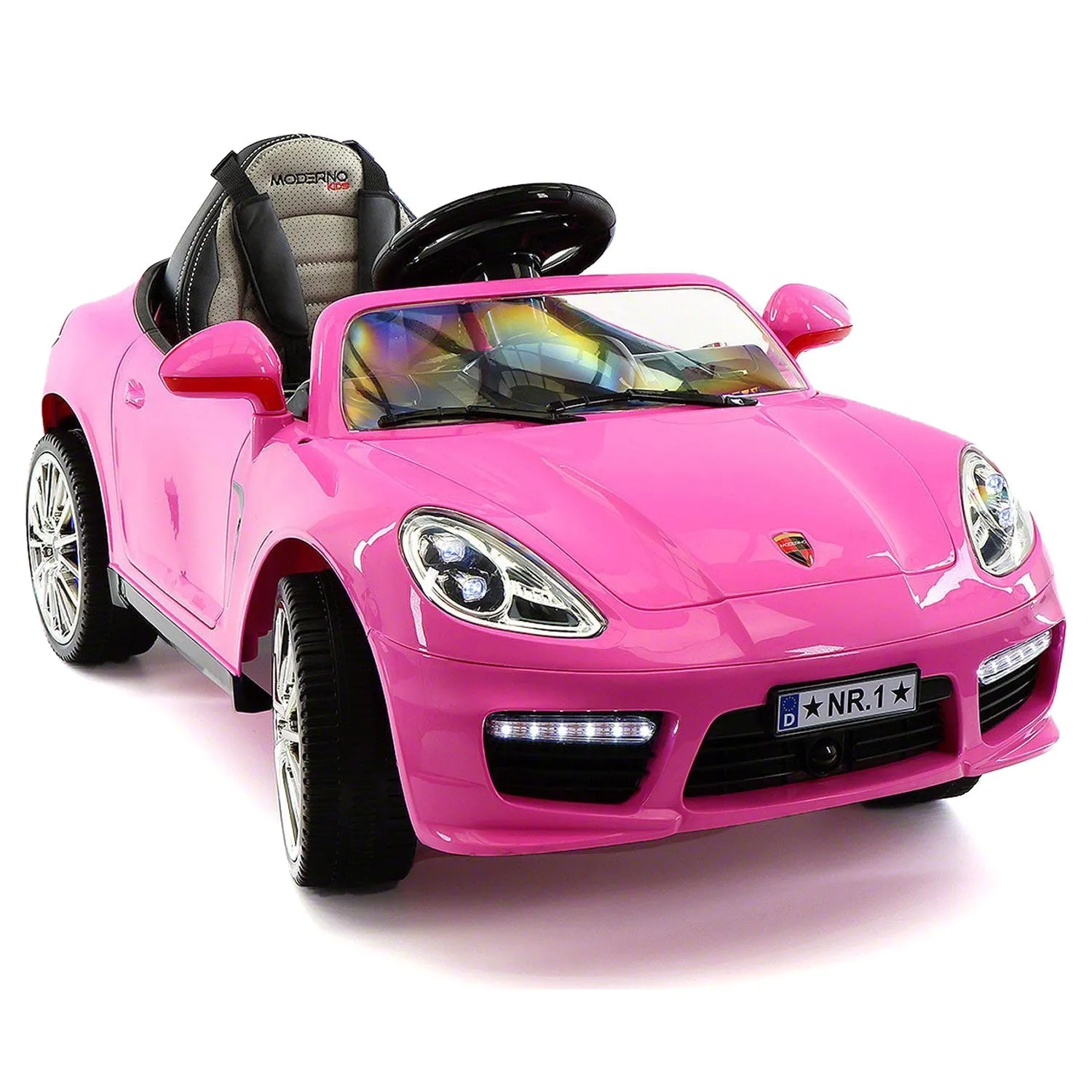 Kiddie Roadster 12v Kids Electric Ride-on Car With R/c Parental Remote | Pink