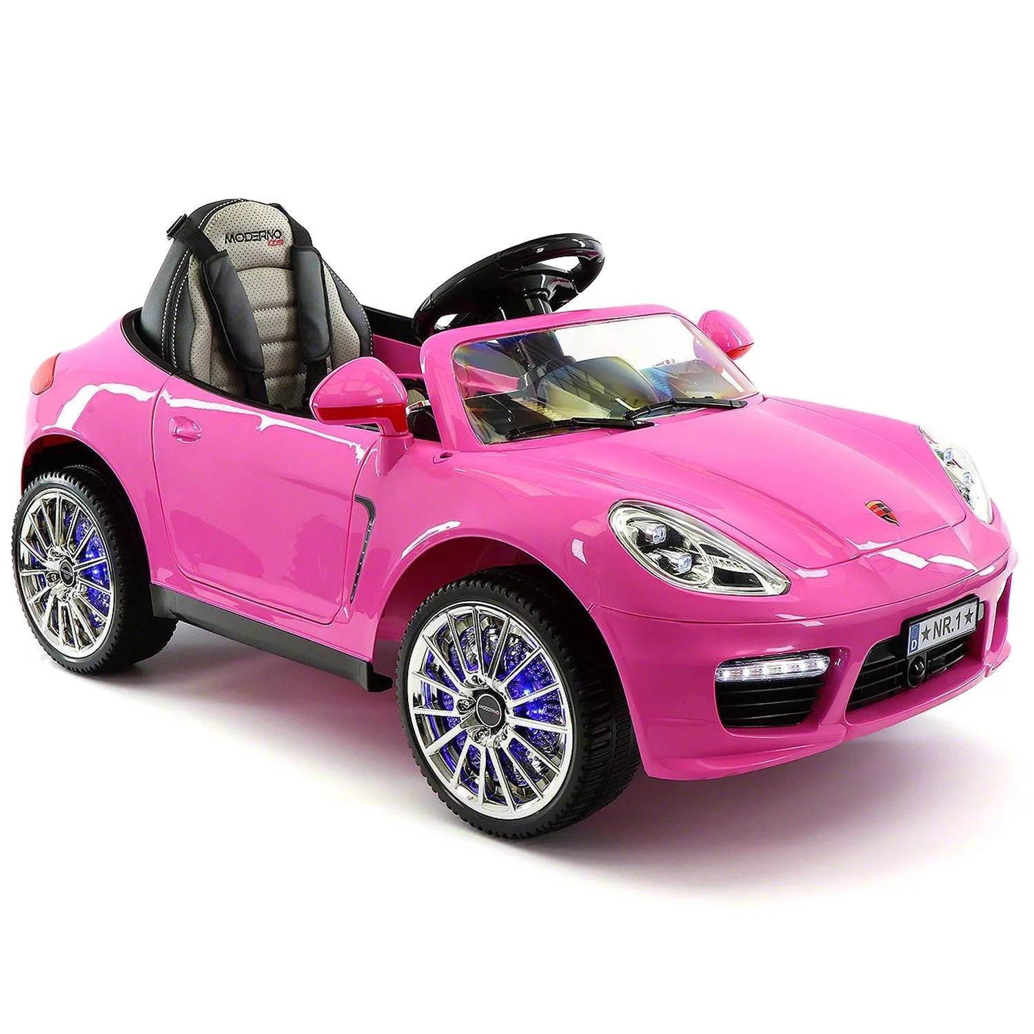 Kiddie Roadster 12v Kids Electric Ride-on Car With R/c Parental Remote | Pink