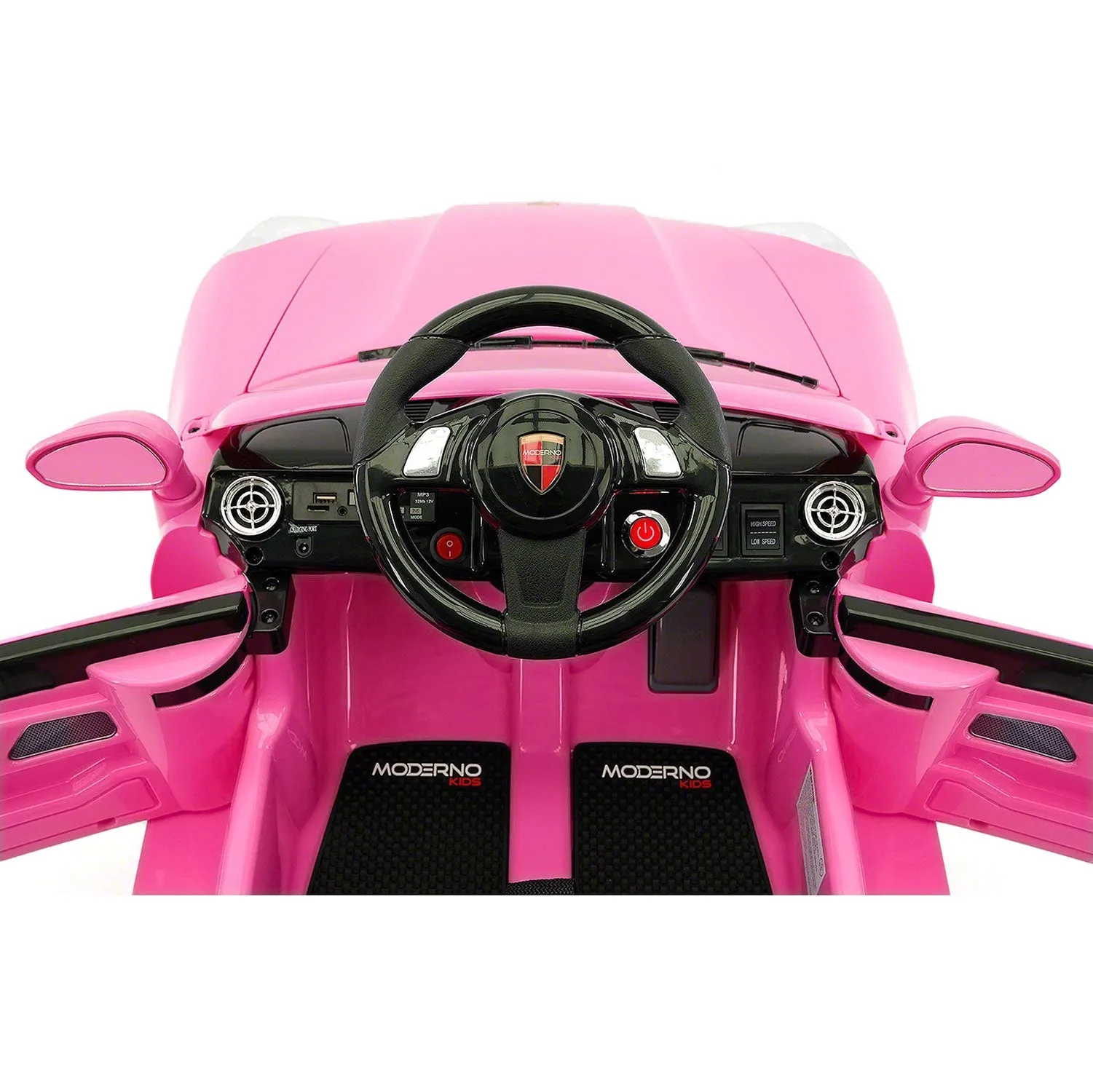 Kiddie Roadster 12v Kids Electric Ride-on Car With R/c Parental Remote | Pink