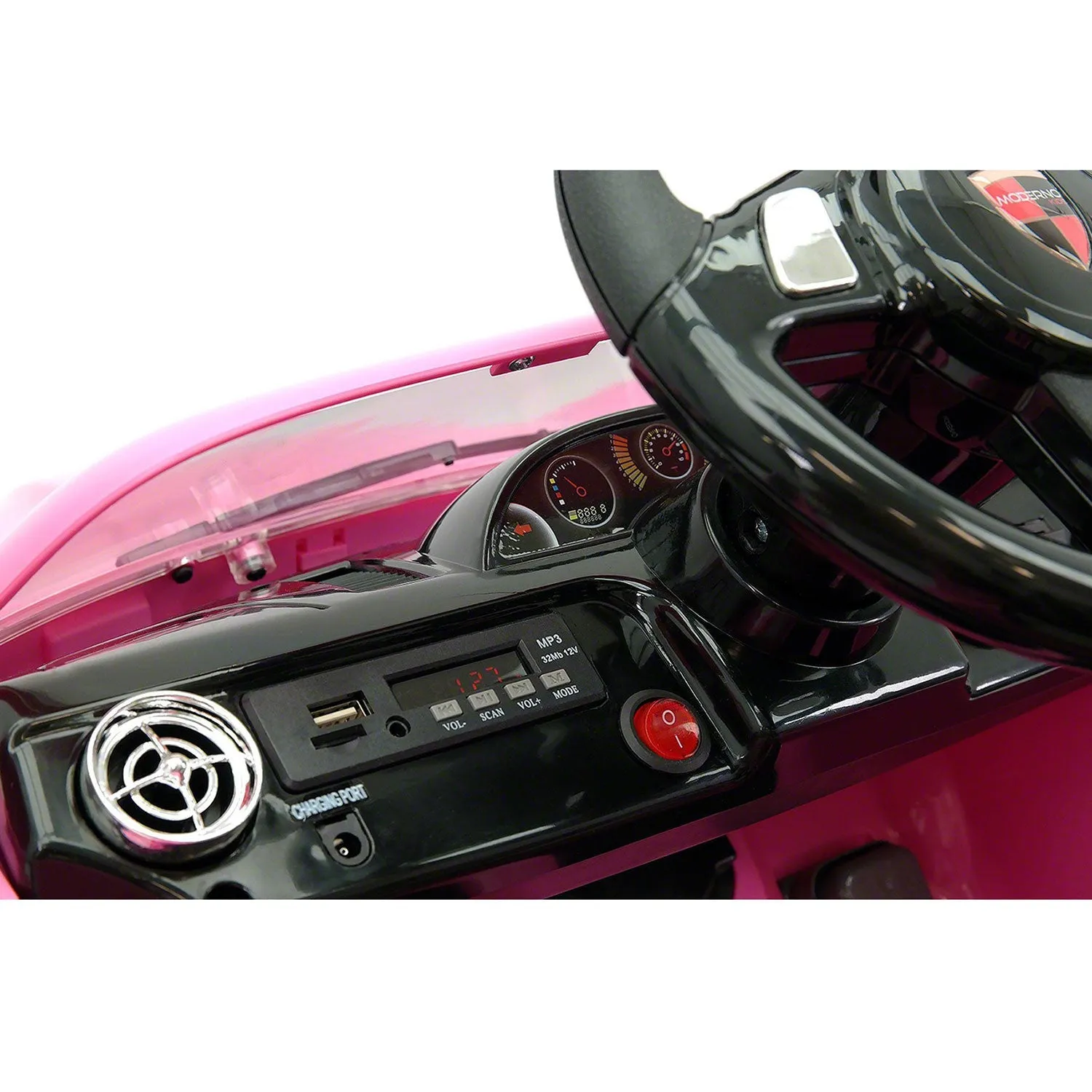 Kiddie Roadster 12v Kids Electric Ride-on Car With R/c Parental Remote | Pink