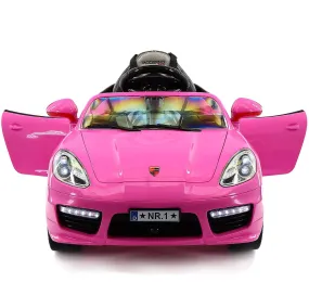 Kiddie Roadster 12v Kids Electric Ride-on Car With R/c Parental Remote | Pink