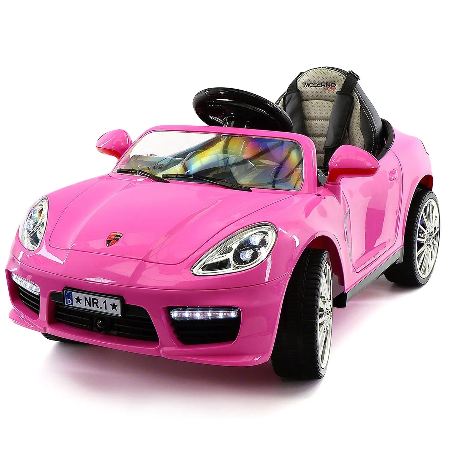 Kiddie Roadster 12v Kids Electric Ride-on Car With R/c Parental Remote | Pink