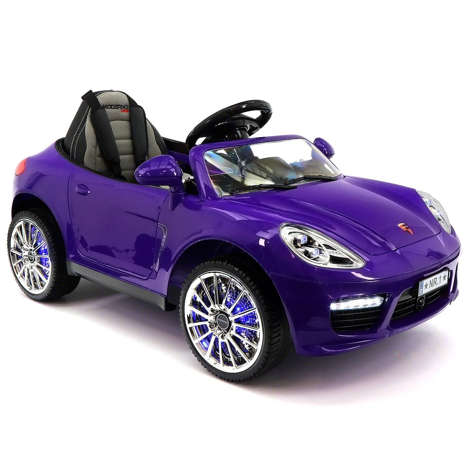 Kiddie Roadster 12v Kids Electric Ride-on Car With R/c Parental Remote | Purple