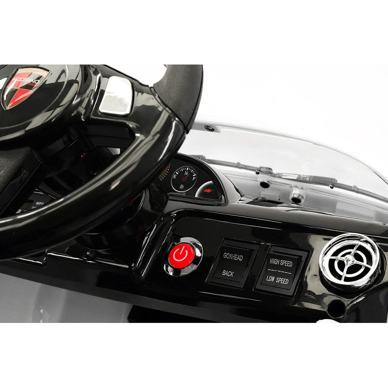 Kiddie Roadster 12v Kids Electric Ride-on Car With R/c Parental Remote | White