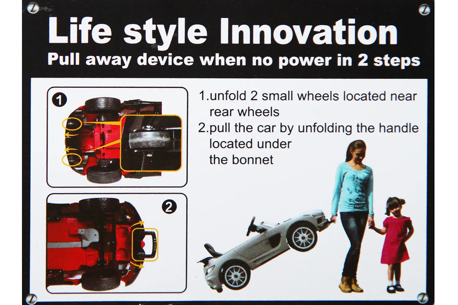 Kiddie Roadster 12v Kids Electric Ride-on Car With R/c Parental Remote | White