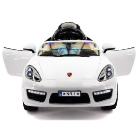 Kiddie Roadster 12v Kids Electric Ride-on Car With R/c Parental Remote | White